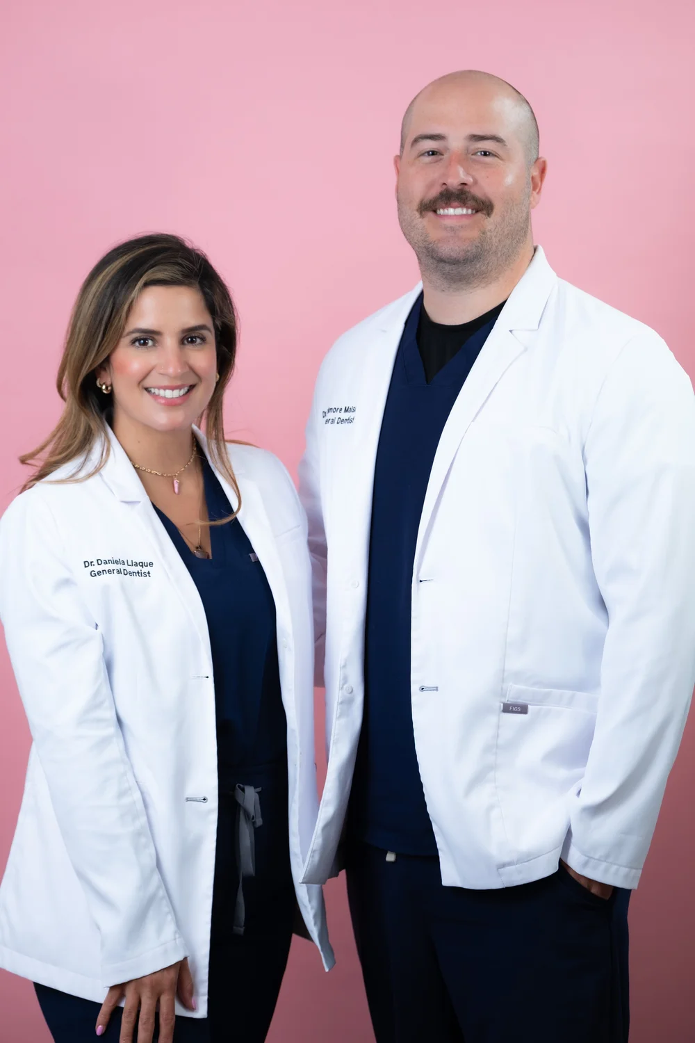 Dr. Daniela Llaque and Dr. Valmore Malskis